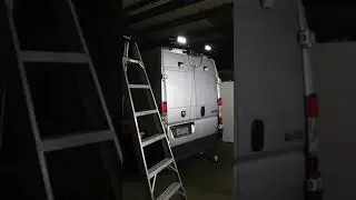 DIY Roof Rack, 7 Led Bar Lights. Ram Promaster Conversion (Phase 2)