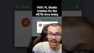 POV: FL Studio keeps crashing... 🤬 #shorts #flstudio #producer