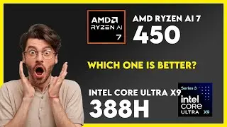 AMD Ryzen AI 7 450 vs Intel Core Ultra X9 388H Comparison