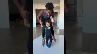 Teaching our 1 year old how to ice skate #iceskating # #mom