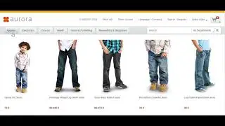 HCL Commerce - Aurora React, category navigation