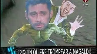 ¡Piquín quiere trompear a Magaldi!