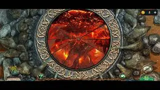 Lost Lands 1 Dark Overlord - Red round Mosaic puzzle solved