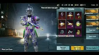 NEW PREMIUM CRATE OPENING PUBG MOBILE | NEON LORD & NEON LADY SET PREMIUM CRATE OPENING