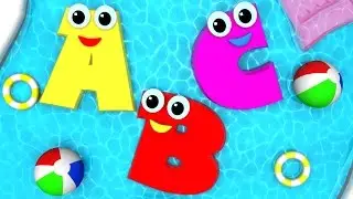 ABCD Swimming Pool Song | Alphabets For Kids | ABC Song