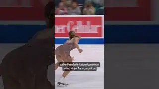 Amber Glenn SMOKES her triple axel landing ⛸🎉