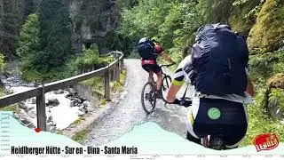 Transalp Tag 2 - Heidlberger Hütte - Sur en - Uina - Santa Maria - 2080hm