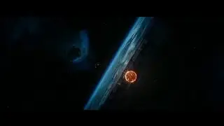 Flat earth scene from God of Egypt