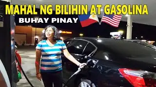 Pinay Life Amerika Mahal Bilihin at Gasolina Self Service lang dito tara samahan ninyo kami Grocery