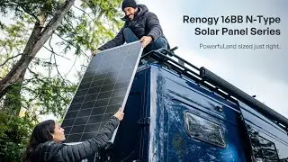 Renogy Solar Panels 200 Watt N-Type, 24 Volt 200W Solar Panel 16BB 25% High-Efficiency Solar Cell,