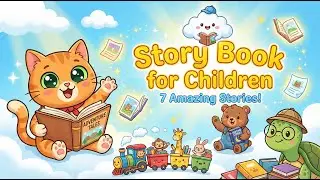 Bedtime Stories for Kids  | 7 Short Moral Stories | Calm & Happy Sleep Time 🌙