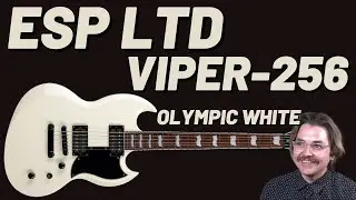 ESP LTD VIPER-256 Olympic White | Vintage Look with a Modern Feel!