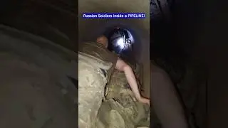 Russian Soldiers Flank Through Pipes in Pokrovsk