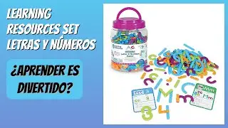 RESE&Ntilde;A (2026) : Learning Resources Set Letras y N&uacute;meros. DETALLES