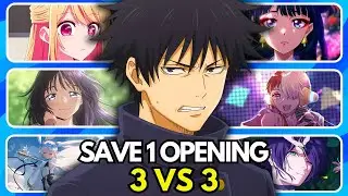 🔥 ANIME OPENING BATTLE! ⚔️ 3 VS 3! (Popular Openings Edition)