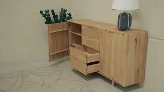 Comoda de madera maciza de roble SWEDEN