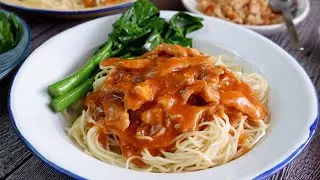 Easiest Hong Kong Zha Jiang Mian Recipe 港式炸醬麵 Hong Kong Fried Meat Sauce Noodles