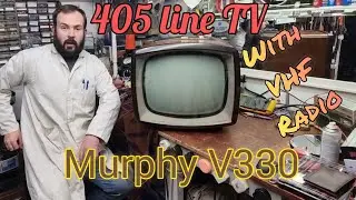 Vintage 1958 TV. Murphy V330 405 line TV.