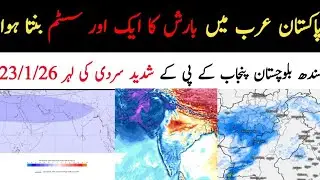Pakistan weather update 23/1/26 Karachi weather update.Middleeast weather Rain update Dubai weather.
