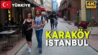 ISTANBUL KARAK&Ouml;Y SPRING WALKING TOUR | TURKEY 4K UHD