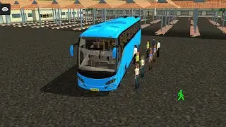 Indonesia Coach Bus Driving 2024 Part 2 | Best Graphics Bus Game | #busdrivinggame