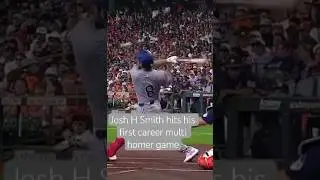Texas Rangers Josh H Smith hits his first career multi homer game