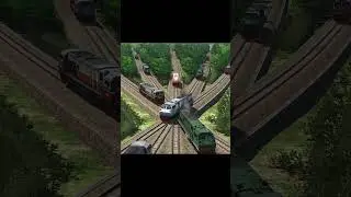 Insane train crossing 😯#shorts #short #shortfeed #youtube #001#youtubeshorts #locomotive