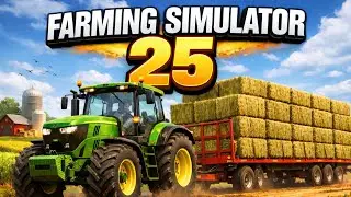 FS25 Loading bales with Claas wheel loader 