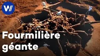 Excavation d'une fourmilière souterraine géante au Brésil | Merveilles de la nature