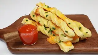 How to make Garlic butter honey cheese Bread  :: Garlic butter toast :: Crispy and Delicious