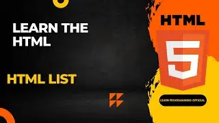 📘How to Create Lists in HTML: Ordered and Unordered