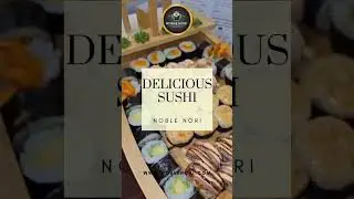 Experience the Best Organic Sushi Delivery with Noble Nori #japanesecuisine #noblenori #sushiworld