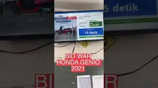 BID WAR HONDA GENIO CHEAP OR EXPENSIVE #auction #motorcycle #automotive #fyp #viral