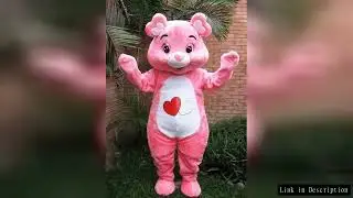 New Adult Hot Sale Foam Pink Bear Fancy Cartoon Mascot Costume Plush Christmas Fancy Dress Halloween