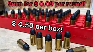 Testing My DIY Affordable 9mm Ammo 
