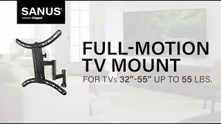 SANUS Single Stud Full-Motion TV Mount for TVs 32