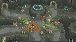 Прохождение Kingdom Rush Frontiers Veteran - Level 15 Янтарные глубины  Heroic