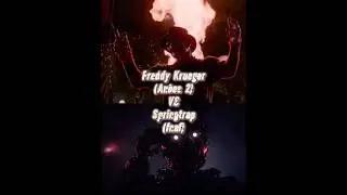 freddy Krueger(Anoes 2) vs springtrap | #fnaf