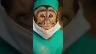 When your makeup artist is a monkey! 🐒💖 #PetMakeover #MonkeyMagic #CutePets #DogsofTikTok #FurryFr
