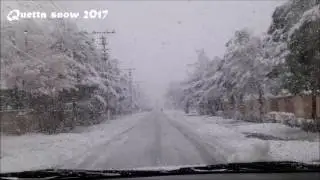 Quetta snow 2017