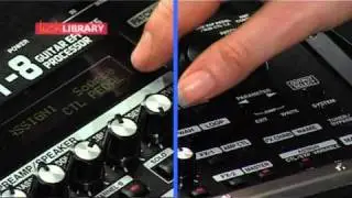 Expression pedal on Boss GT 8