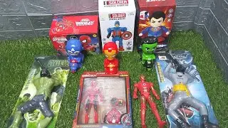 Superhero toys hulk ironman Batman superman captain America toys unboxing video