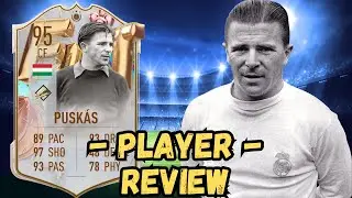 5⭐ WEAK FOOT! 🤩 95 FUT Birthday Icon Puskas Player Review   FIFA 23 Ultimate Team