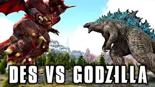 Destoroyah Vs Godzilla 2021 ! Epic Kaiju Battle | Ark Survival Evolved