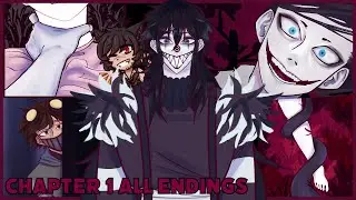 New Creepypasta Dating Sim & They All Can't Keep Their Hands Off Me- Obsession Chapter 1 All Endings