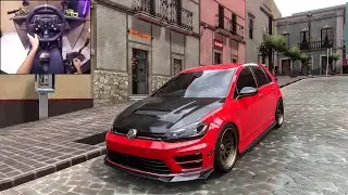 500HP Volkswagen Golf R - Forza Horizon 5 | Logitech g920 gameplay