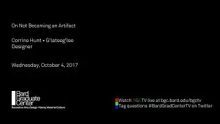 Lecture &mdash; On Not Becoming an Artifact (Corrine Hunt)