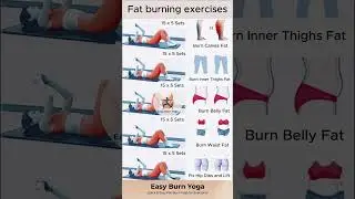 Easy 5-Minute Fat Burning Yoga Exercises for Full Body Slimming