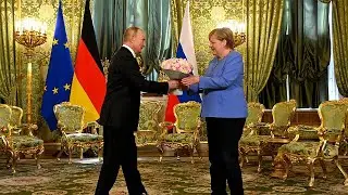 Vladimir Putin - Meeting with Federal Chancellor of Germany Angela Merkel 20.08.2021