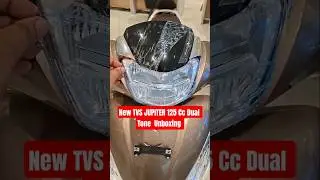 New TVS JUPITER 125 CC Dual Tone Unboxing 2025 Model #tvs #automobile #tvsjupiter #tvsjupiter125